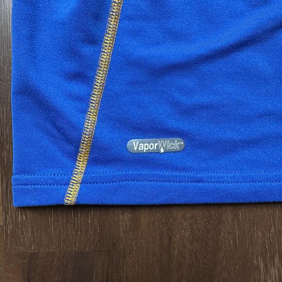 The North Face Pullover Mens XL Blue VaporWick Quarter Zip Long Sleeve Athletic - Picture 7 of 11